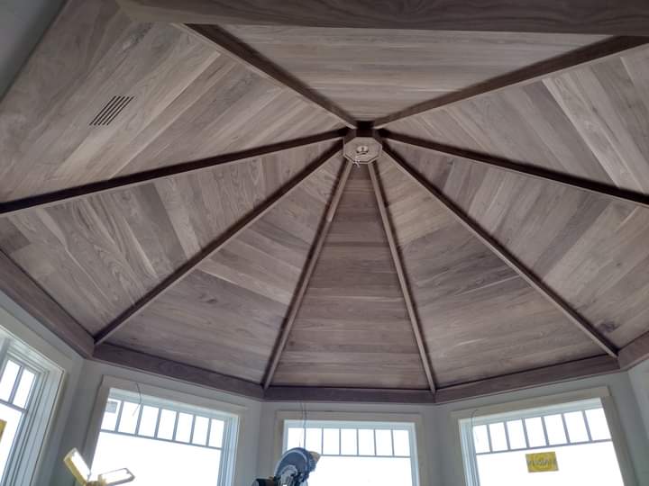 Trim Turret Ceiling Old Victorian, Crown Point, Indiana 2